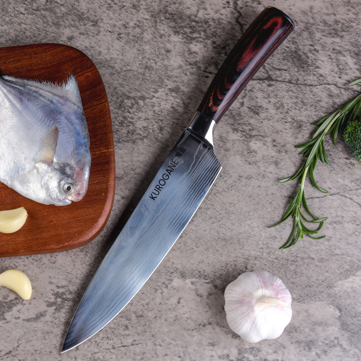 Kurogane Asahi – 5 delars knivset